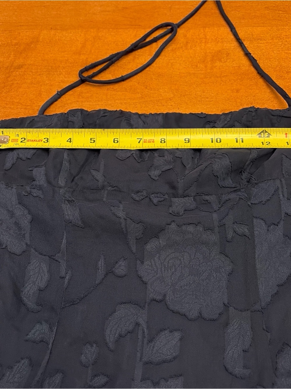 Princess Polly Delamere Navy Burn Out Floral Lace Mini halter dress - Picture 12 of 14
